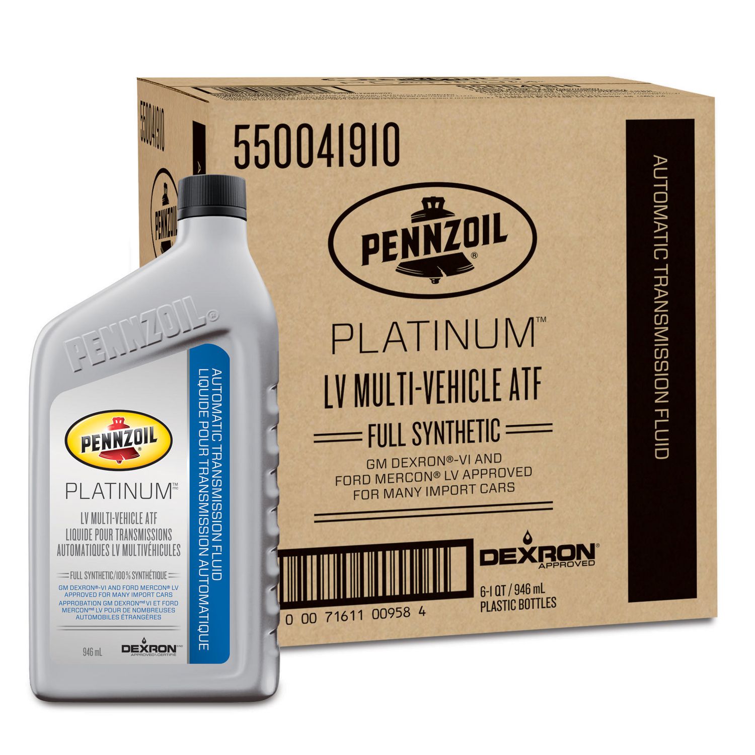 Pennzoil Platinum Lv Multi Vehicle Full Synthetic Automatic 